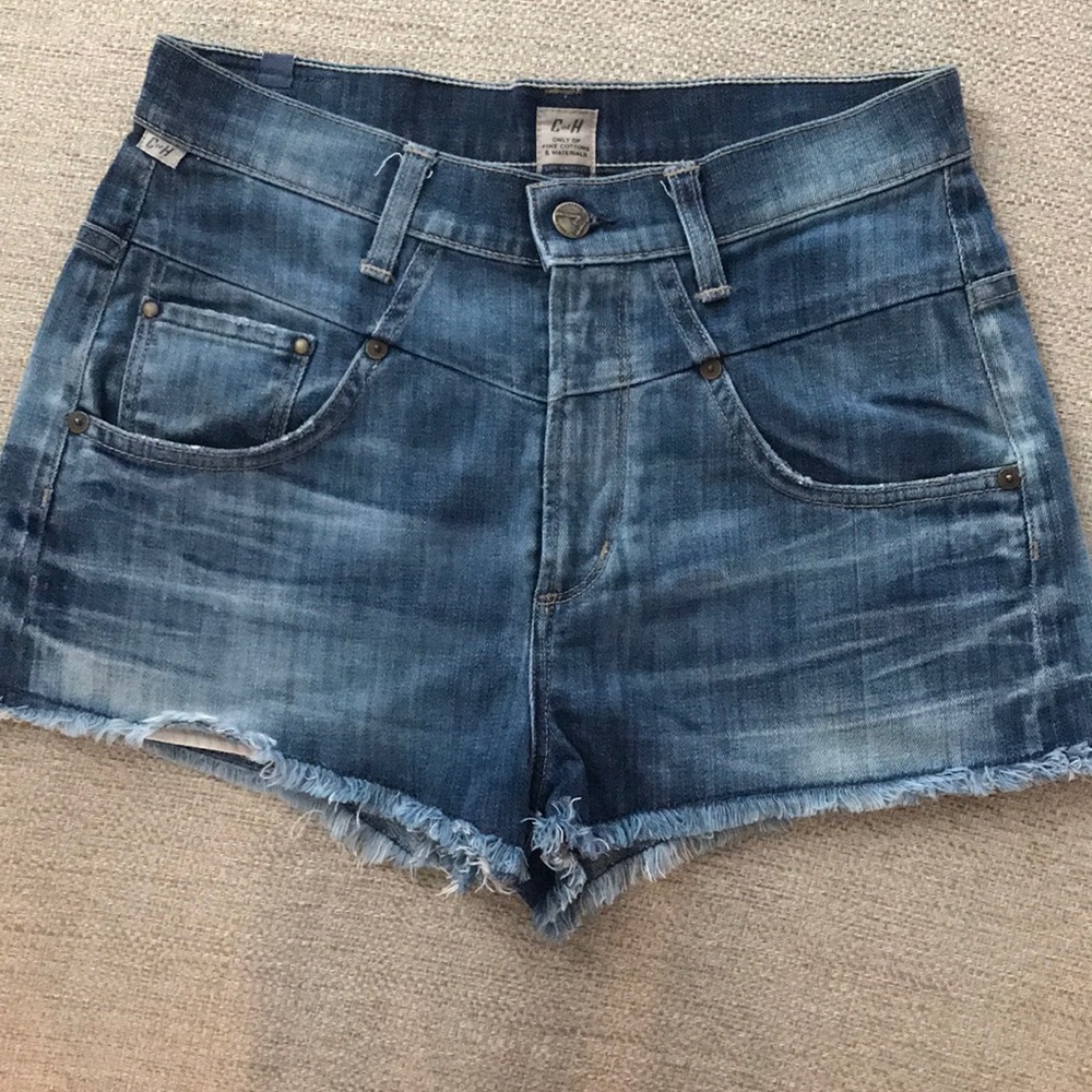 Citizens of humanity high rise denim shorts